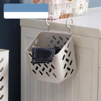 Cesta De Ropa De Baño Plegable Y De Pared Para Almacenamiento De Ropa Sucia Organizador De Lavandería Familiar Material Ecológico Plástico Y Cemento - details 12