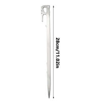 Juego De 6 Palos De Tienda De Camping 28cm Acero Inoxidable Para Suelo Del Jardín Aparcamiento De Playa Hamaca Accesorios De Trampolín - details 6