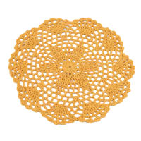 Mantelillo Redondo De 20cm Para Mesa De Navidad Hecho a Mano Con Lámina De Taza De Té Y Café Manteles De Algodón Y Poliéster Estilo Moderno - details 12