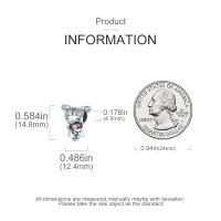 Encantos De Lurpa Con Forma De Pollo Y Corazón Pendientes De Plata Para Manualidades Joyería Original Para Mujeres DIY - details 2