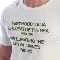 inMyHood-Camiseta Manga Corta Gráfica de Algodón HS24MTS17 para Hombre