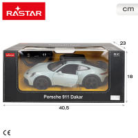 Rastar coche teledirigido Porsche 911 Dakar 1:14 con maletero desmontable, luces delanteras y traseras, suspensión independiente y mando 2.4GHz - details 6