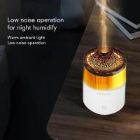 Humidificador, difusor de aroma, luz ambiental, humidificador silencioso de gran capacidad (blanco) - details 1