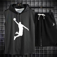 Nueva Camiseta De Hombros Musculosos Para Hombres Verano Sin Mangas Para Gimnasio Y Fitness Estilo Hip Hop Sudadera Conjunto De Alta Calidad Casual Daily - details 3