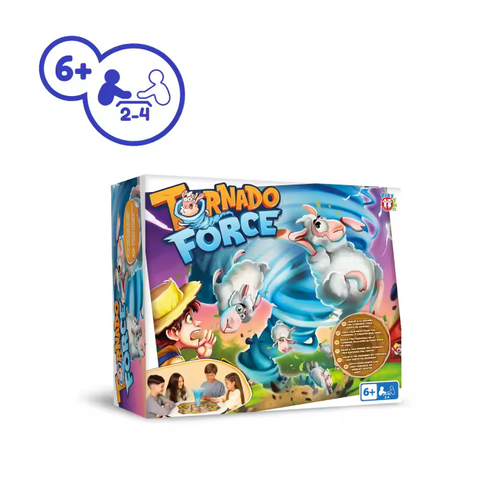 PLAY FUN BY IMC TOYS Tornado Force | Juego de Mesa estratégico para niños y niñas +6 Años - De 2 a 4 Jugadores - 1