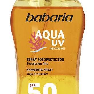 Babaria aqua uv spray photoprotector spf50 200ml