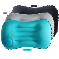 Cojín Inflable Portátil De Ultra Suave Para Soporte De Cuello Y Lumbar Cómodo Para Camping Piscina Y Viaje Color Variado - details 7
