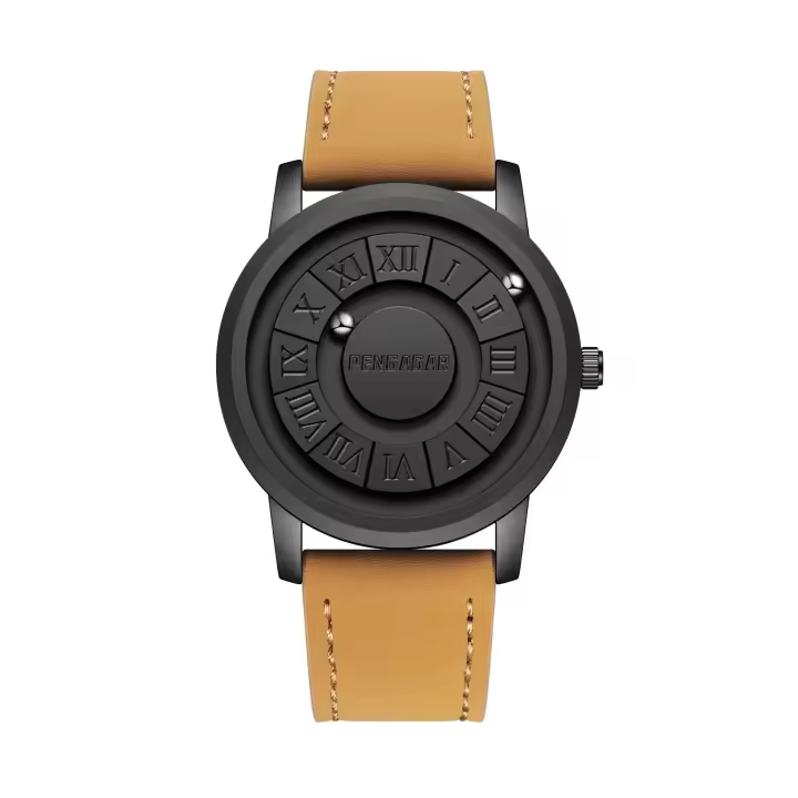 Reloj De Pulsera Masculino PENGAGAR De Acero Inoxidable Con Movimiento De Cuarzo Resistente Al Impacto Y Al Agua Con-pointer Creativo Relogio Masculino - 1