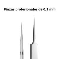 Tijeras De Precisión Para Eliminación De Acné Y Quistes Ultrafinas Número 5 Herramienta De Cuidado Facial De Acero Inoxidable Para Retirar Blackheads - details 6