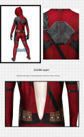 Disfraz Deadpool Bodysuit Superhéroe Cosplay Cómic Compresión Ejercicio Construcción Corporal Anime Halloween Regalos Para Niños - details 7