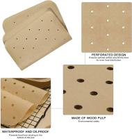 150 Hojas de forros para freidora de Aire, forros de papel de Pergamino, forros perforados para hornear, Papel de Aceite de Cocina, forros antiadherentes freidora de Aire, Horno (5,5x8 pulgadas) - details 1