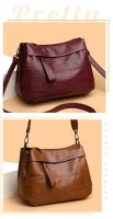 Bolso Bandolera Grande Versátil De Moda Para Mujer Bolso De Hombro Para Mamá Primavera Verano 2025 Material PU Con Cierre De Cremallera - details 1