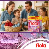 FLOTA Detergente Lavadora en Polvo Esencia 120 lavados - Ropa Blanca y de Colo -| Antimanchas y Antiolores - details 1