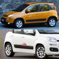 Pegatinas De Vinilo Para Fiat Panda MK3 Accesorios De Auto Estilo Rayo Decoración Para Puertas Y Línea De Cintura PVC Cartoon - details 3