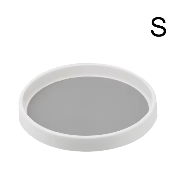 Organizador Giratorio De 2 Niveles Para Cocina Estante Redondo De Almacenamiento Para Condimentos Rack De Especias En Armario Giratorio De Plástico Ecológico - 1
