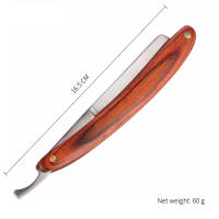 Afeitadora Manual YINTAL Para Hombres Cuchillo De Afeitar Clásico Con Mango De Madera De Bécquer Hoja De Acero Carbono Afeitado Corporal Y Facial - details 0