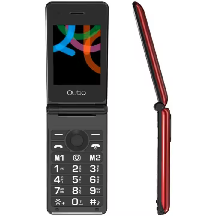 Teléfono Qubo X-28RD Rojo 2,8+1,77 - 1
