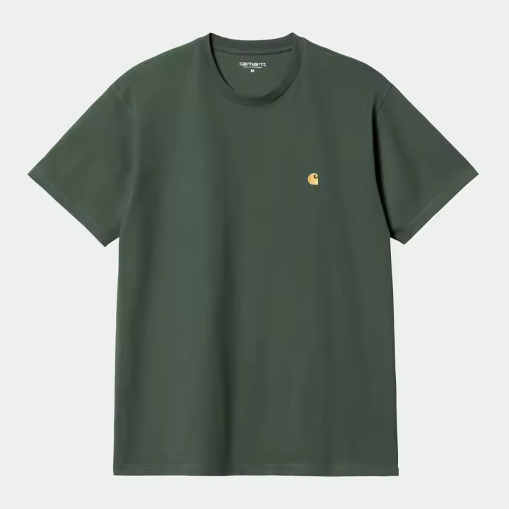 Camiseta Verde Carhartt Chase T-Shirt Sycamore Tree - 1