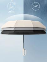 Paraguas Automático De 105CM Para Hombres Resistente Al Viento Y Agua Con Mango De Gran Tamaño Y Hebilla Fuerte 190T Nylon - details 4