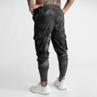 Nuevos Pantalones De Cargo Para Hombre 2024 Multi-Bolsillos Estilo Safari Fitness Y Deporte Pantalones Casuales De Cintura Media - details 26