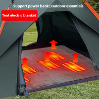 Manta Calentadora Eléctrica Portátil Para Camping Con Control De Temperatura Inteligente Y 6 Zonas Lavable Y Hecha De Fibra Sintética - details 3