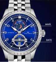 Reloj Mecánico WM Watch Welly Merck Automático Business Casual MIyota 8205 Hombre Resistente Al Agua Cristal De Zafiro WM149 - details 4