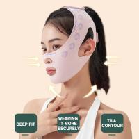 Máscara Facial Respirable V Levantamiento De Checos Reducción De Doble Mentón Banda Modeladora Antirrugas V-Línea Shaping - details 0