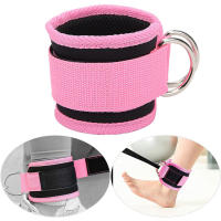 1Pcs Tirantes De Tobillo Ajustables Para Ejercicios De Fuerza Y Fitness Con Anillo D Soporte Para Entrenamiento En Casa Y Gimnasio - details 3