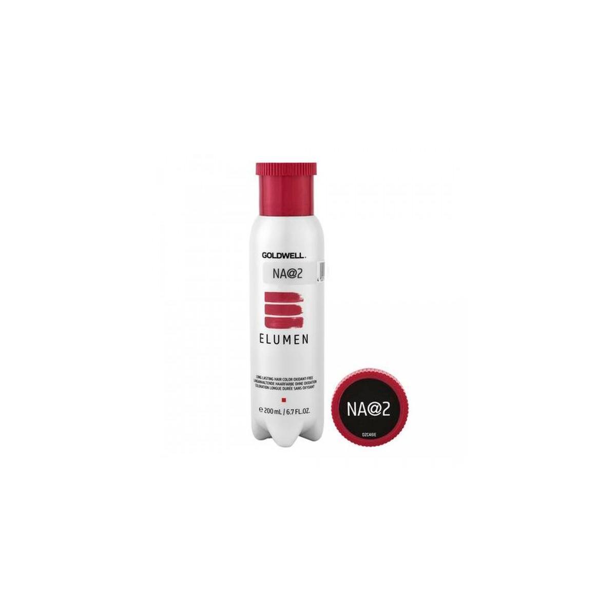 Goldwell Elumen NA@2 200 Ml Coloración de Larga Duración. Durabilidad Excepcional - Sin Peróxido, Sin Amoniaco Ni Olor a Amoniaco