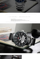 Reloj De Pulsera De Cuarzo Para Hombre KAT-WACH 2024 Lujo Original Impermeable Digital Con Mostrador De Tiempo Multizona Y Luz LED - details 5