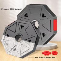 Juego de mancuernes ajustables de 10kg de forma octogonal 2 en 1 con Correa de conexión, sin Rueda para Deportes de fuerza, Fitness, gimnasio en casa - details 4