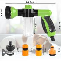 Duchera Para Perros 8 En 1 Limpieza De Mascotas Gato Ducha Pistola De Agua Alta Presión Con Espuma Herramienta De Limpieza Para Animales Jardín Y Coche - details 9