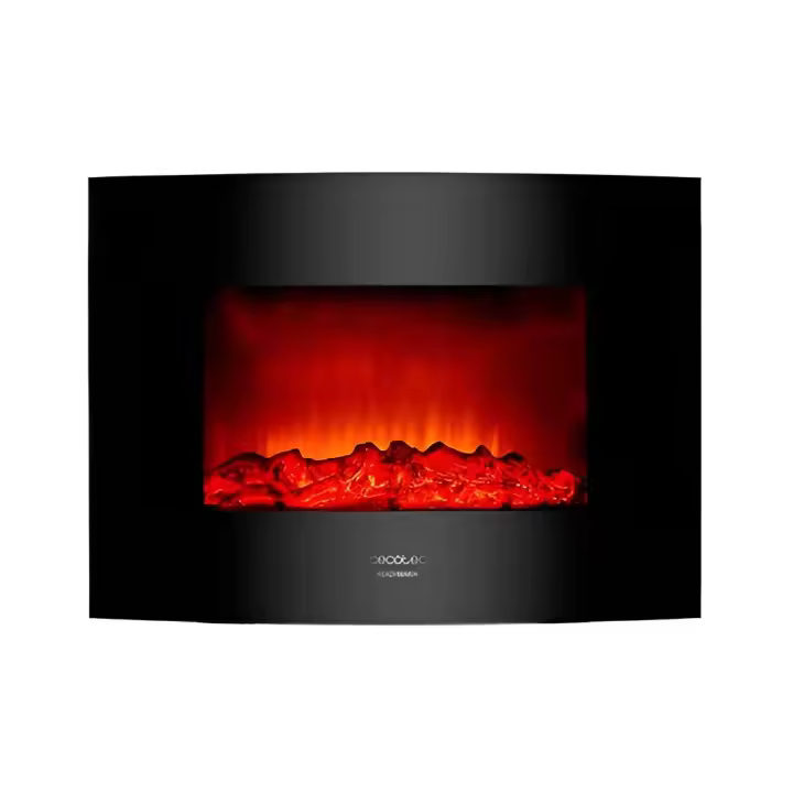 Cecotec Chimenea electrica Decorativa de Pared Ready Warm 2200 Curved Flames - 1