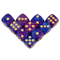 16mm D6 Azul Y Rojo Dados De Ajedrez De Acrílico Para Juegos De Mesa RPG DND Cubo De Dos Colores Esquinas Redondeadas Accesorios Para Clubes Y Fiestas En Barra - details 20