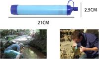 Purificador de agua para aventuras al aire libre, sistema ultraligero, filtro de agua para trekking, pajita para mochileros y senderismo - details 0