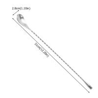 Muddler De Acero Inoxidable 20cm Barra Mezclador De Cocktails Martillo De Hielo Picado Cuchara De Barra Long Drink Cuchara De Bartender Accesorio De Barra - details 5