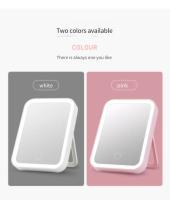 Espejo De Maquillaje Portátil Recargable USB Con Pantalla Táctil LED Espejo De Vestíbulo Con Función De Ajuste De Brillo - details 14