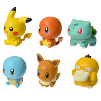 Figuras De Acción Pokemon Anime Mini Muñecos Charmander Squirtle Pikachu Bulbasaur Modelo Original Regalo Para Niños Decoración - details 4