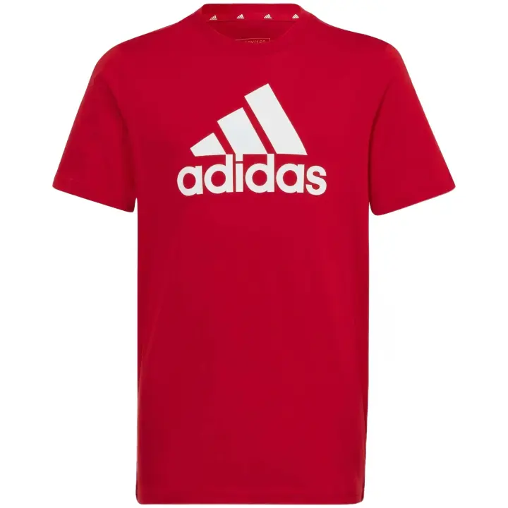 Camiseta de Manga Corta Adidas Essentials Big Logo para hombre en color rojo - 1