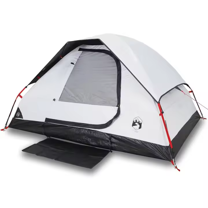 vidaXL Tienda familiar iglú 6 personas tela opaca impermeable blanca - 1