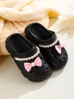 Zapatillas De Hadas Para Niñas Clogs Transpirables Con Accesorios De Lazo Zapatos De Jardín Antideslizantes Para La Playa Zapatillas De Verano Para Niñas - details 24