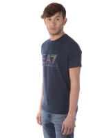Emporio Armani EA7 Camiseta Algodón Hombre Azul Oscuro 3 ZPT41PJ18Z 1554 - details 3