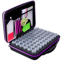 Caja De Almacenamiento Para Pintura Diamante Con 30/60/120 Slots Herramientas De Arte De Uñas Y Joyería Caja De Rhinestone Mosaico Para Bricolaje - details 2