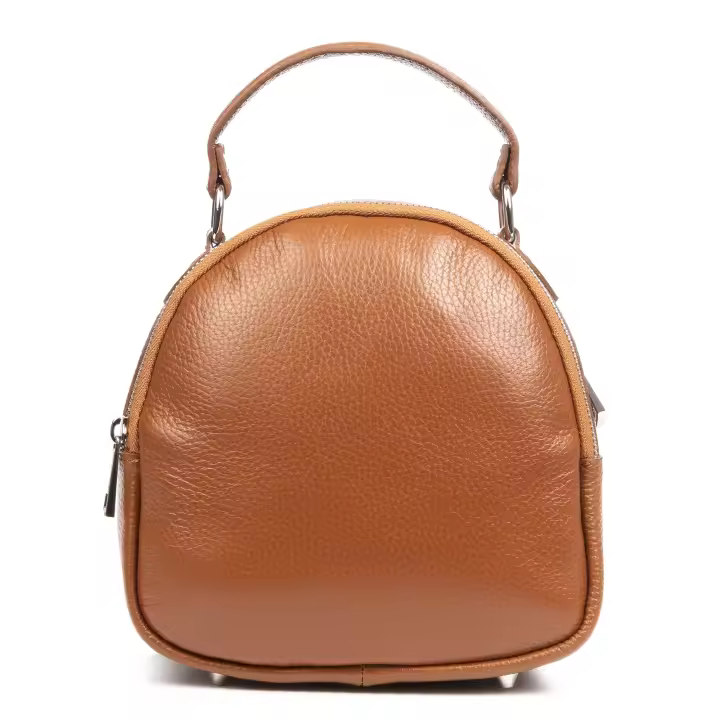 Firenze Artegiani. Menodora Bolso mochila Mujer.Piel auténtica Dollaro  . Made in Italy. Vera Pelle Italiana. - 1