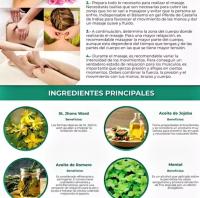Gel de masaje Castaño de indias, fórmula de bálsamo de Pferde de doble efecto, enriquecida con extracto de castaño de indias, hierba de San Juan, menta, mentol y aceites esenciales para promover un masaje relajante. - details 0