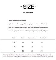 Pantalones De Yoga De Cintura Alta Pantalones De Fitness Para Correr Shorts De Tres Cuartos Sin Costuras En Azul Para Mujer - details 0