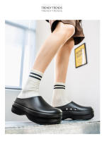 Zapatos De Cocina Para Hombres Antideslizantes Impermeables Resistente Al Aceite Antigolpes Suave Para Estar Parados Y Caminar - details 14