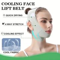 Mascarilla Modeladora V-Face Con Cierre Ajustable Para Levantamiento Y Tensión De La Piel Herramienta De Respiración Abierta Verde - details 1