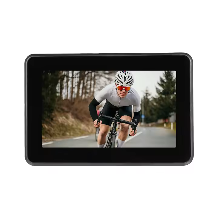 Espejo De Manillar Para Bicicleta Con Cámara Rear View 1080P Recargable Pantalla De 4.3'' Visión Nocturna Color Ángulo Amplio De 150° - 1