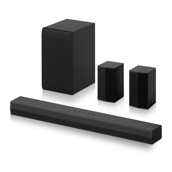 Lg S40tr Black - Barra De Sonido Con Subwoofer Y Altavoces Traseros Inalámbricos 400w 4.1ch - 1